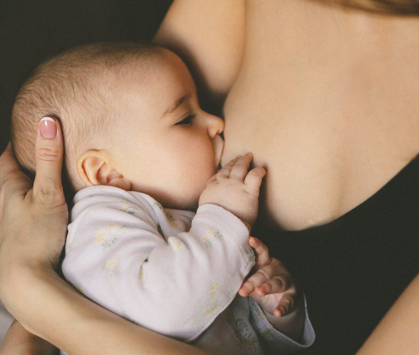 Baby being Breastfed